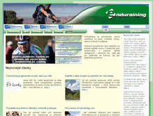 Tablet Screenshot of enduraining.com